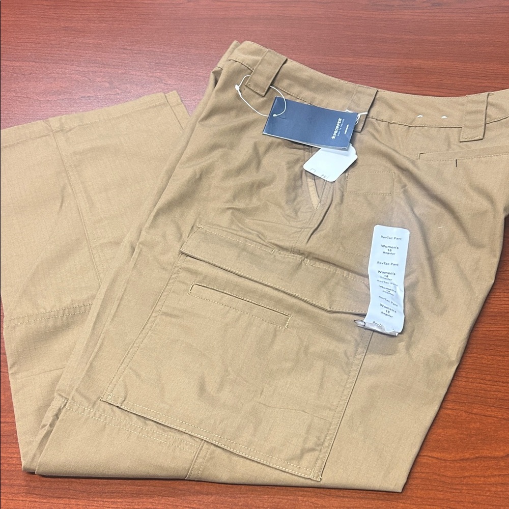 Propper Women’s RevTac Pants Size 18R Coyote Tan